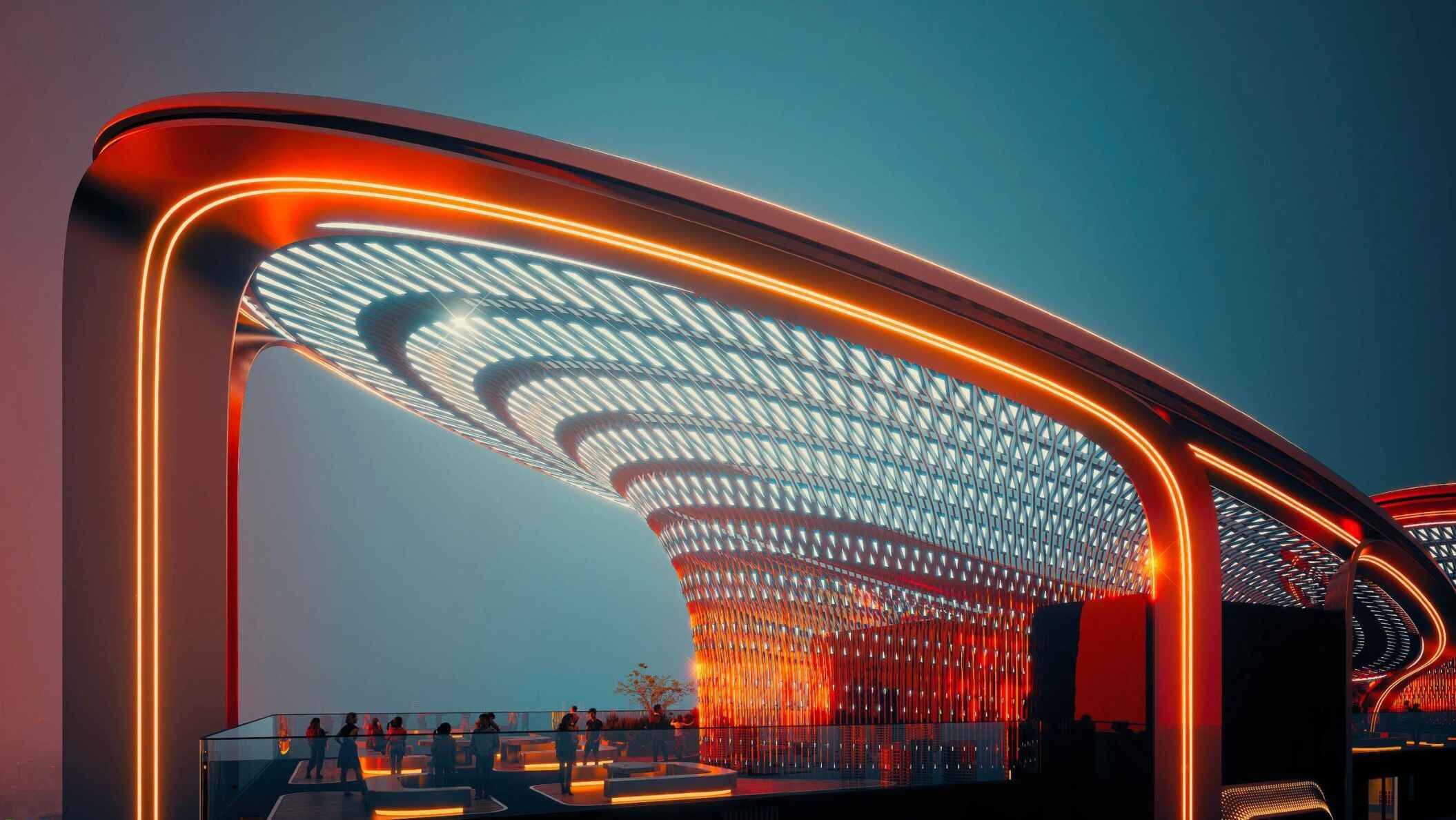 M3M Jacob and Co Residences Rooftop Sitout